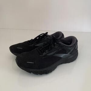 Brooks Men's Ghost 14 Runinng Sneaker Black Lace Up Running Athletic Shoes 13W